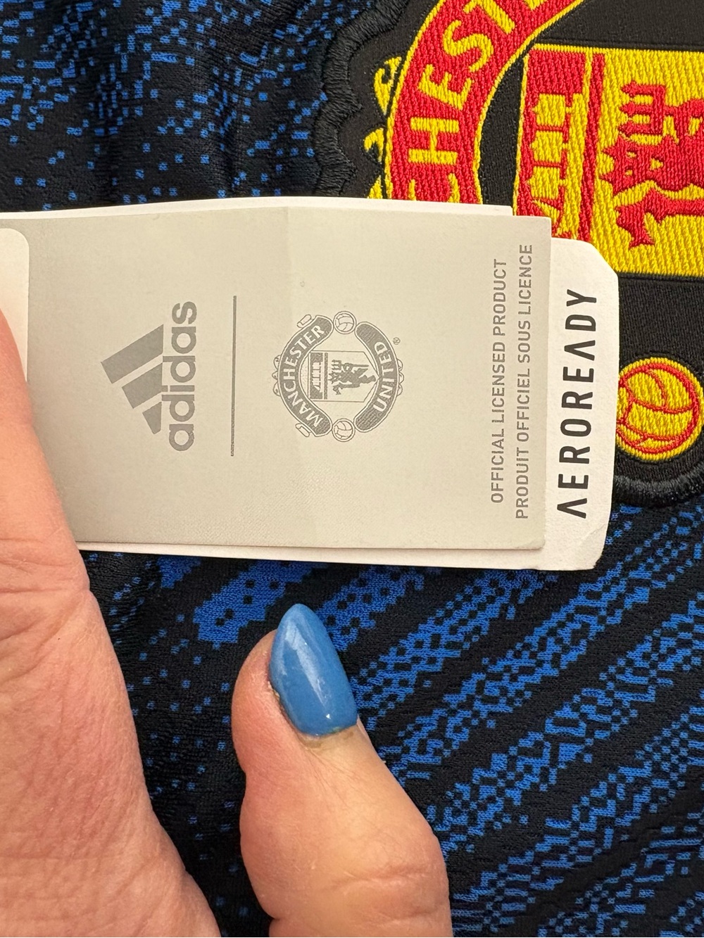 Authentic Adidas Manchester United Performance 2021-2022 third jersey NWT - Picture 7 of 10